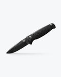 Benchmade CLA Black G10 Tactical Knife 4300BK - Angled Open | Benchmade Knife Co.