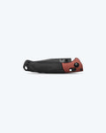Mini Crooked River Burnt Copper Black Micarta - Closed Side Profile | Benchmade Knife Co.