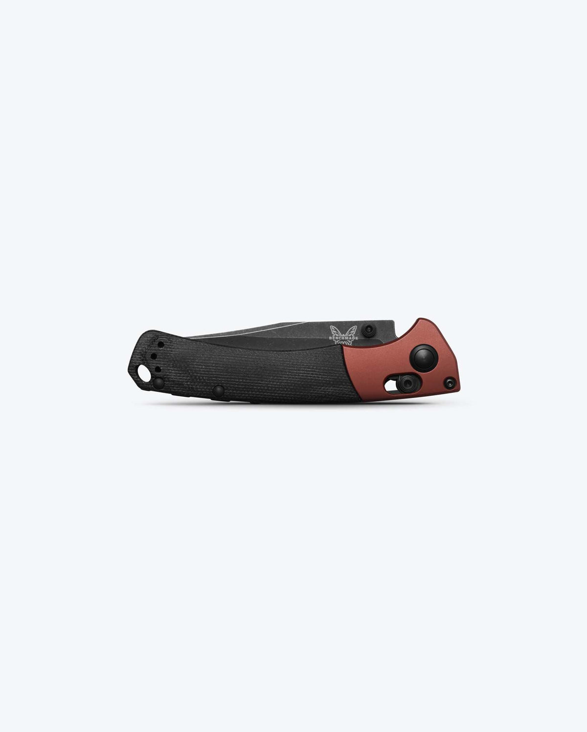 Mini Crooked River Burnt Copper Black Micarta - Closed Side Profile | Benchmade Knife Co.