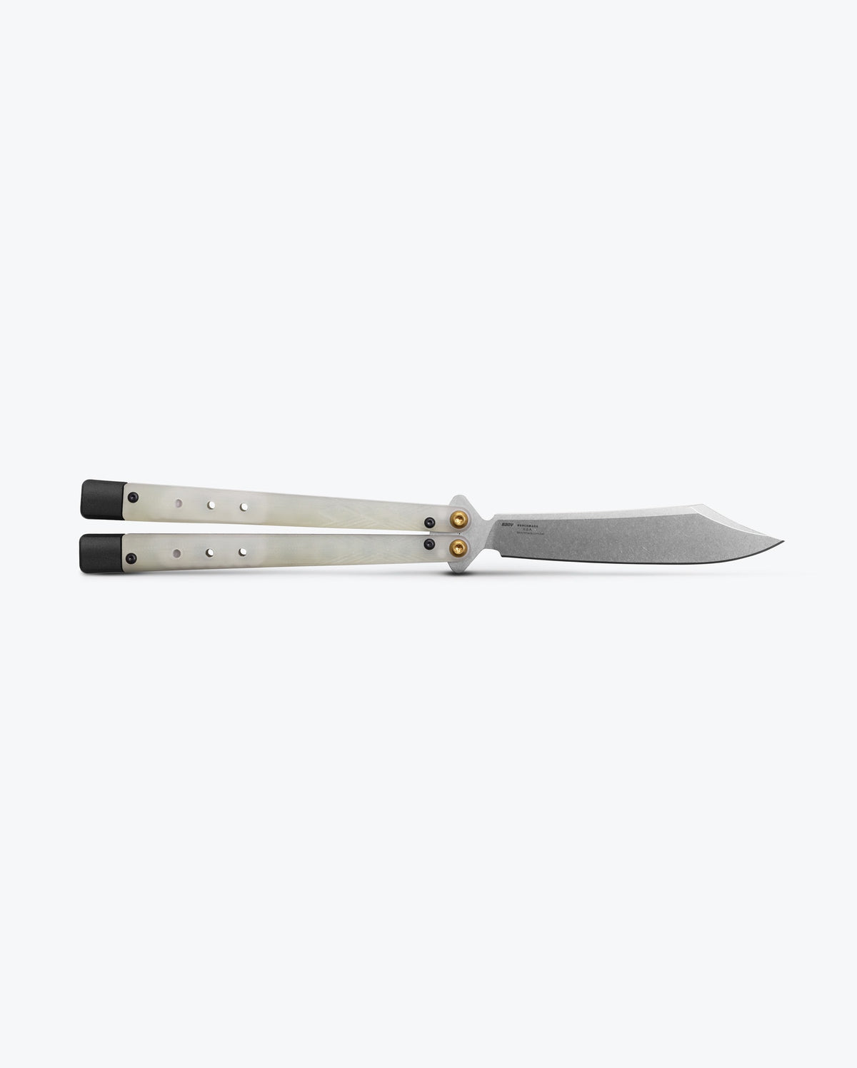 Benchmade Necron™ Jade G10 - Rear Handle View Open | Benchmade Knife Co.