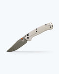 Benchmade Taggedout Tan Grivory EDC Knife - Side Angle Open | Benchmade Knife Co.