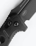 Mini Auto Adamas® Black G10 Drop-point - AXIS Lock Detail | Benchmade Knife Co.