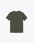 Olive Green BKC Basic Tee - Back View Clean Design | Benchmade Knife Co.