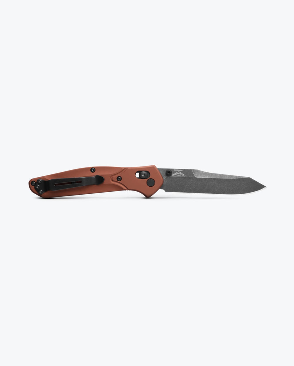 Osborne Burnt Copper Aluminum - Open Back View AXIS Lock | Benchmade Knife Co.