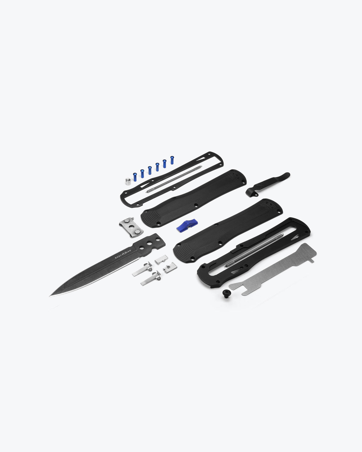 Benchmade Autocrat® Black G10 Components - Exploded Assembly View | Benchmade Knife Co.