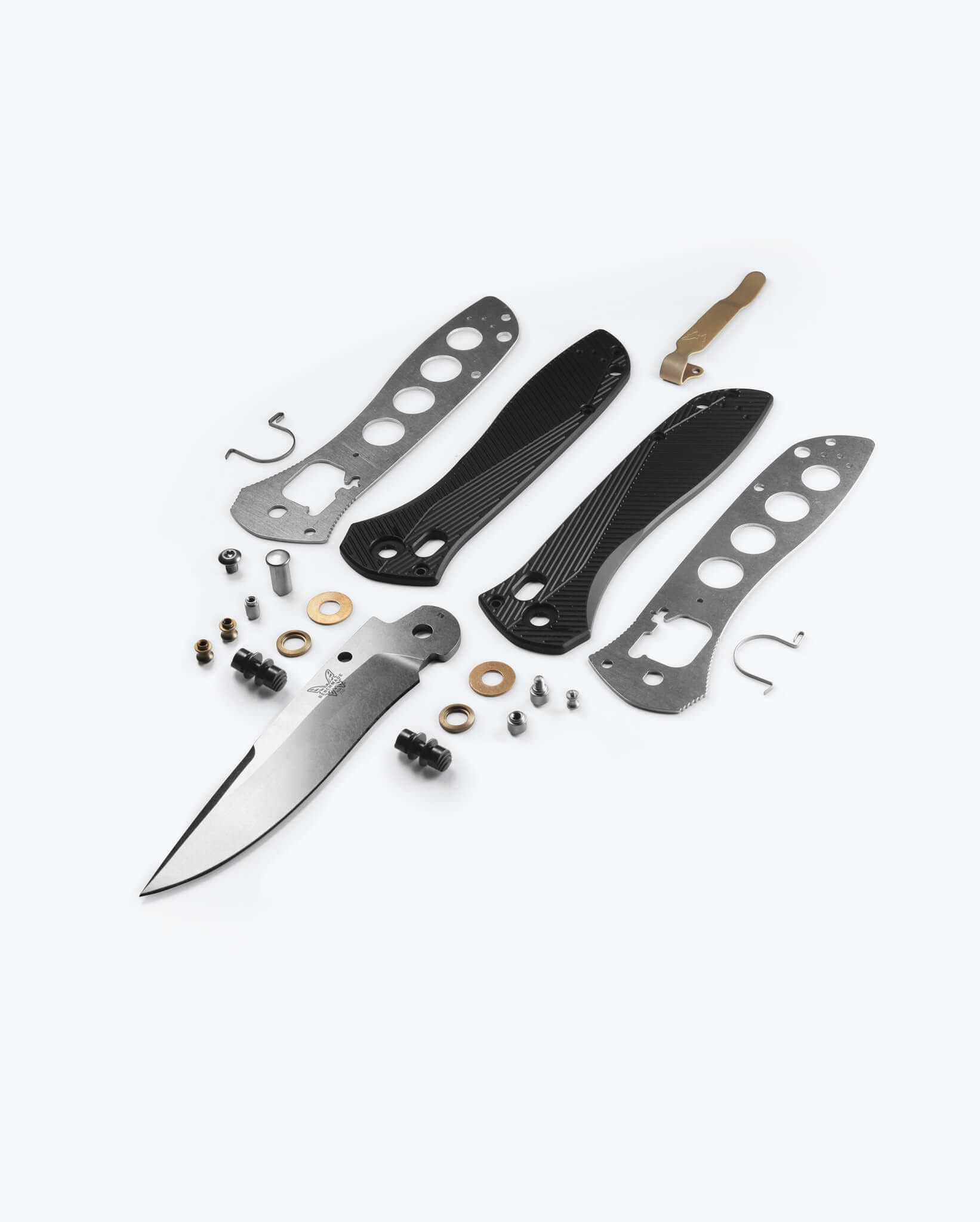 SEVEN | TEN® Black Recurve Tactical Folding Knife | Benchmade