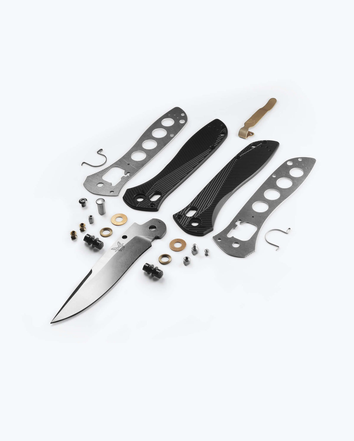 SEVEN | TEN® Black Aluminum 710 - Exploded Parts View Assembly | Benchmade Knife Co.