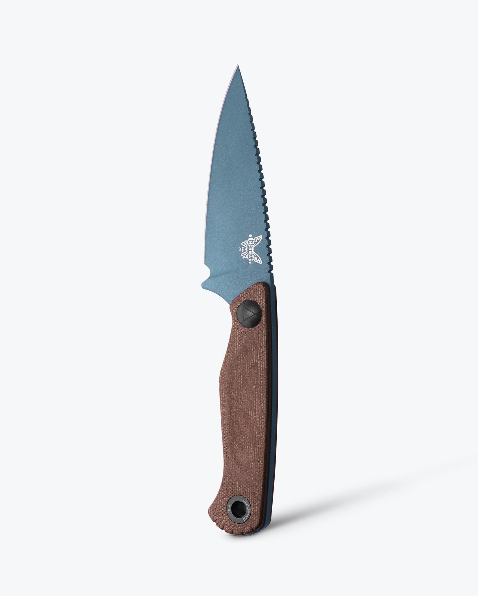 Dacian™ | Brown Canvas Micarta Spear Point EDC & Outdoor