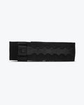 Black 8 Hook Pouch laid flat showing hook closure hardware - Top View | Benchmade Knife Co.