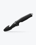 H2O Fixed Dive Knife Black Santoprene® Angled View - Benchmade Knife Co.